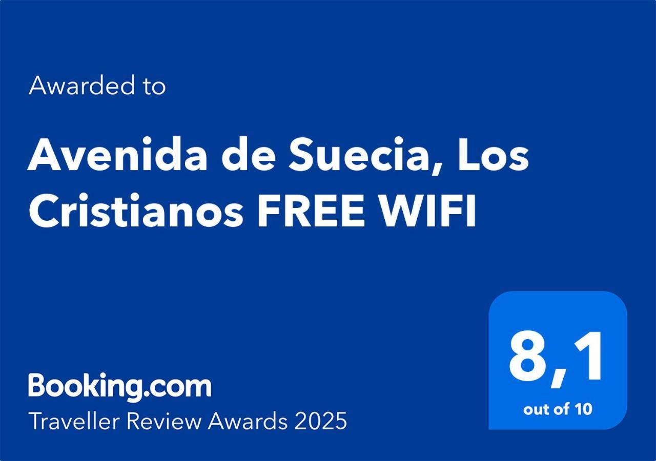 Avenida De Suecia, Los Cristianos Free Wifi Arona  Luaran gambar